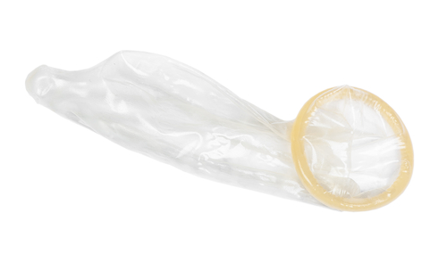 rozbalený kondom